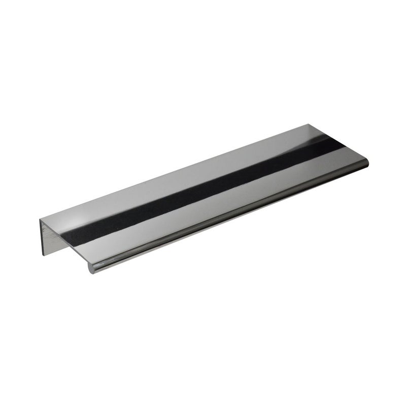 CKP #3306-6 in. CKP Brand Back Mount Finger Edge Pull, Polished Chrome - Image 1